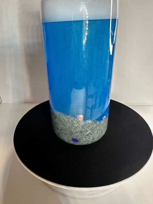 🏖️ Beach Vibes Add-On – Sand and Seashell Snow Globe Effect