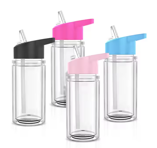 10oz Flip Top Water Bottle - Snow Globe Cup