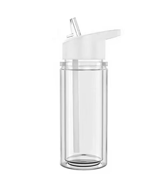 10oz Flip Top Water Bottle - Snow Globe Cup