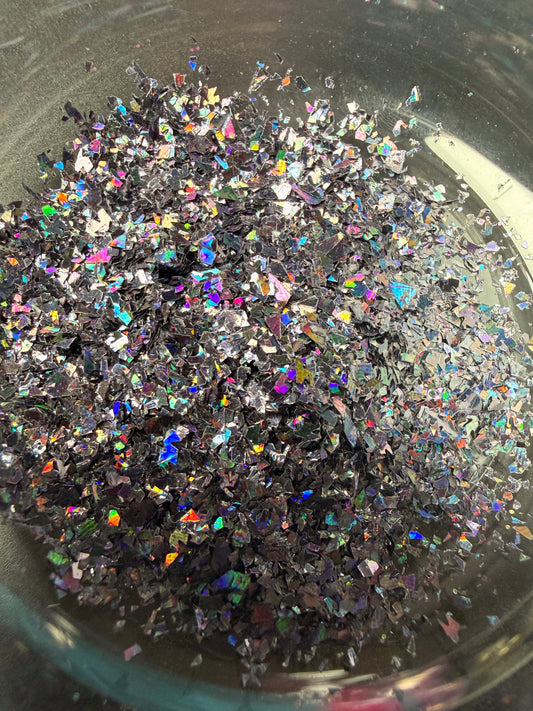 Black Galaxy | Shattered Glass Glitter | 2 oz