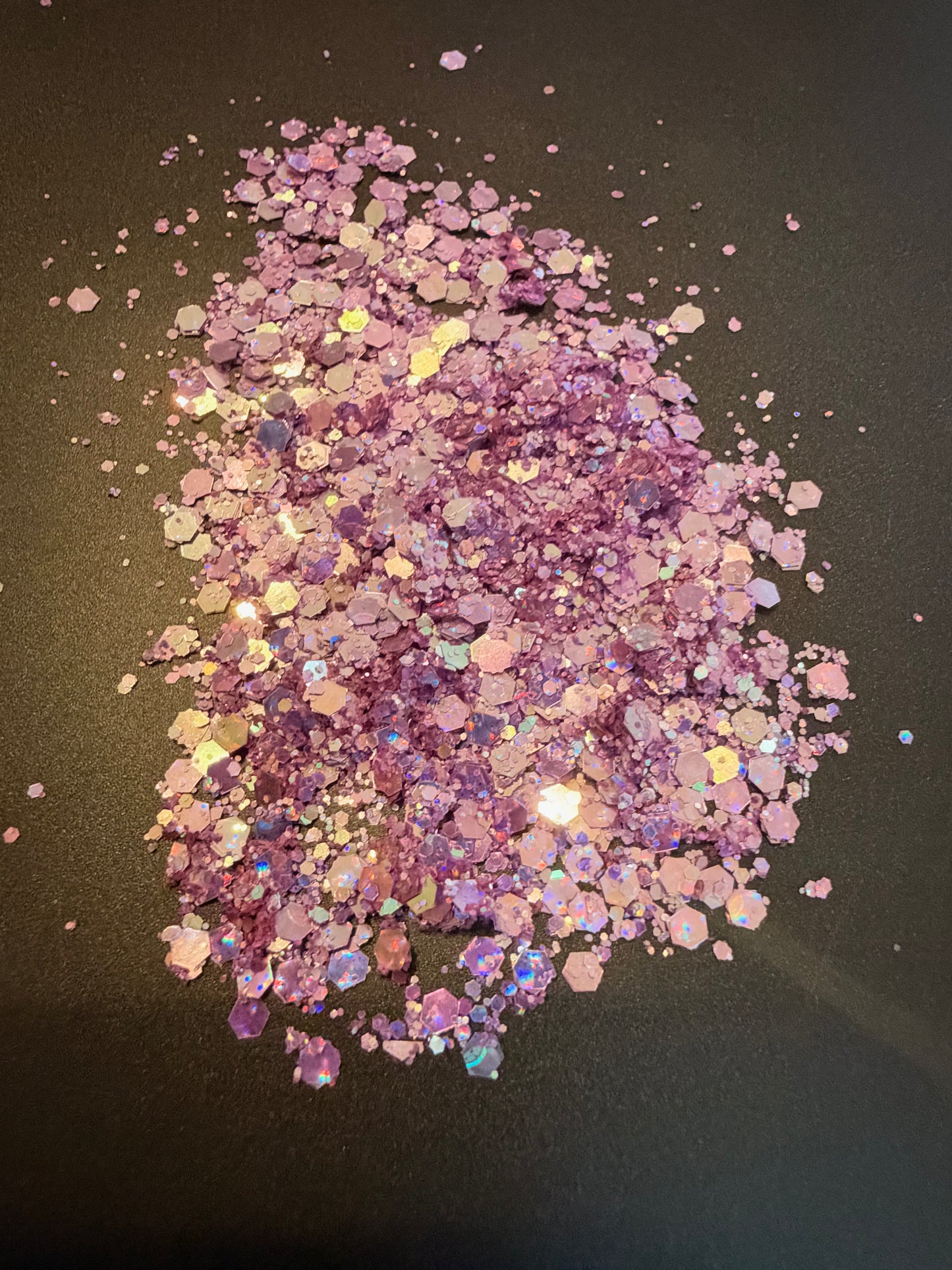 Lilac Leopard – Chunky Glitter Mix 2 oz