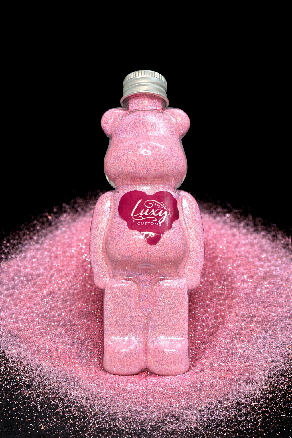 Pink Sugar Fine Glitter Bear 2oz – Fine Glitter 2 oz | Luxy Customs