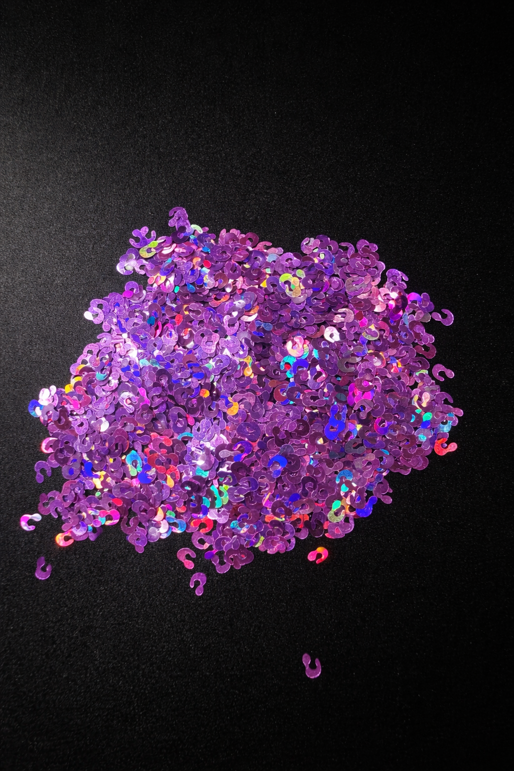 Purple Holographic Cheetah Print– Shaped Glitter 8g | Luxy Customs