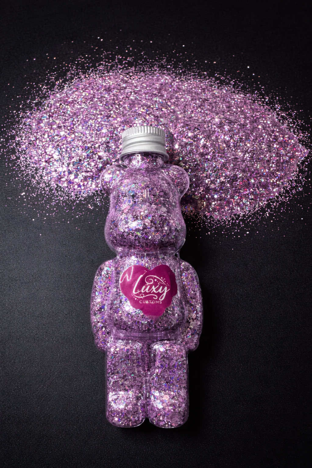 Purplish | Stripped Holographic Chunky Glitter Mix