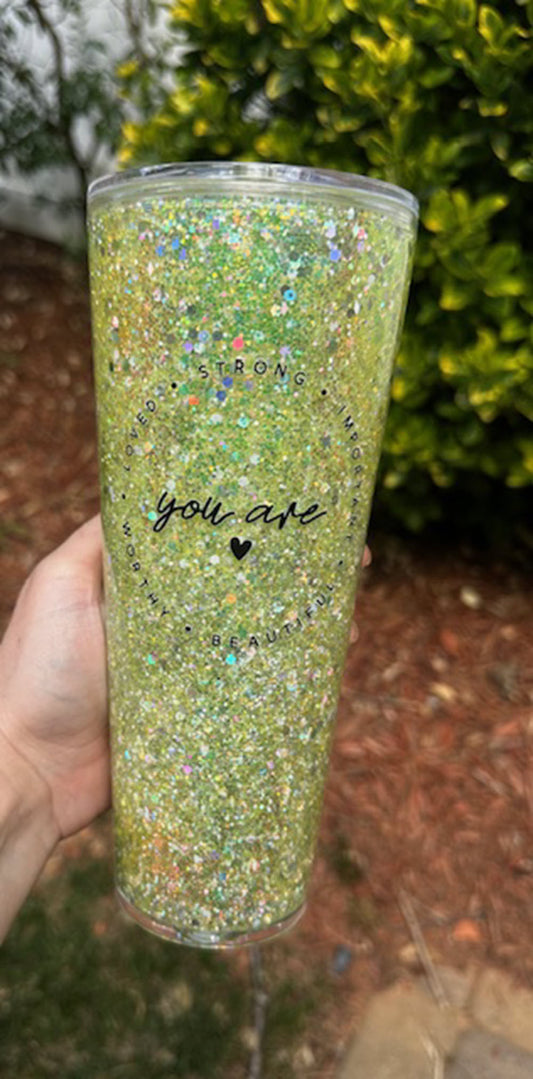 "You Are" Affirmation 24oz Tumbler