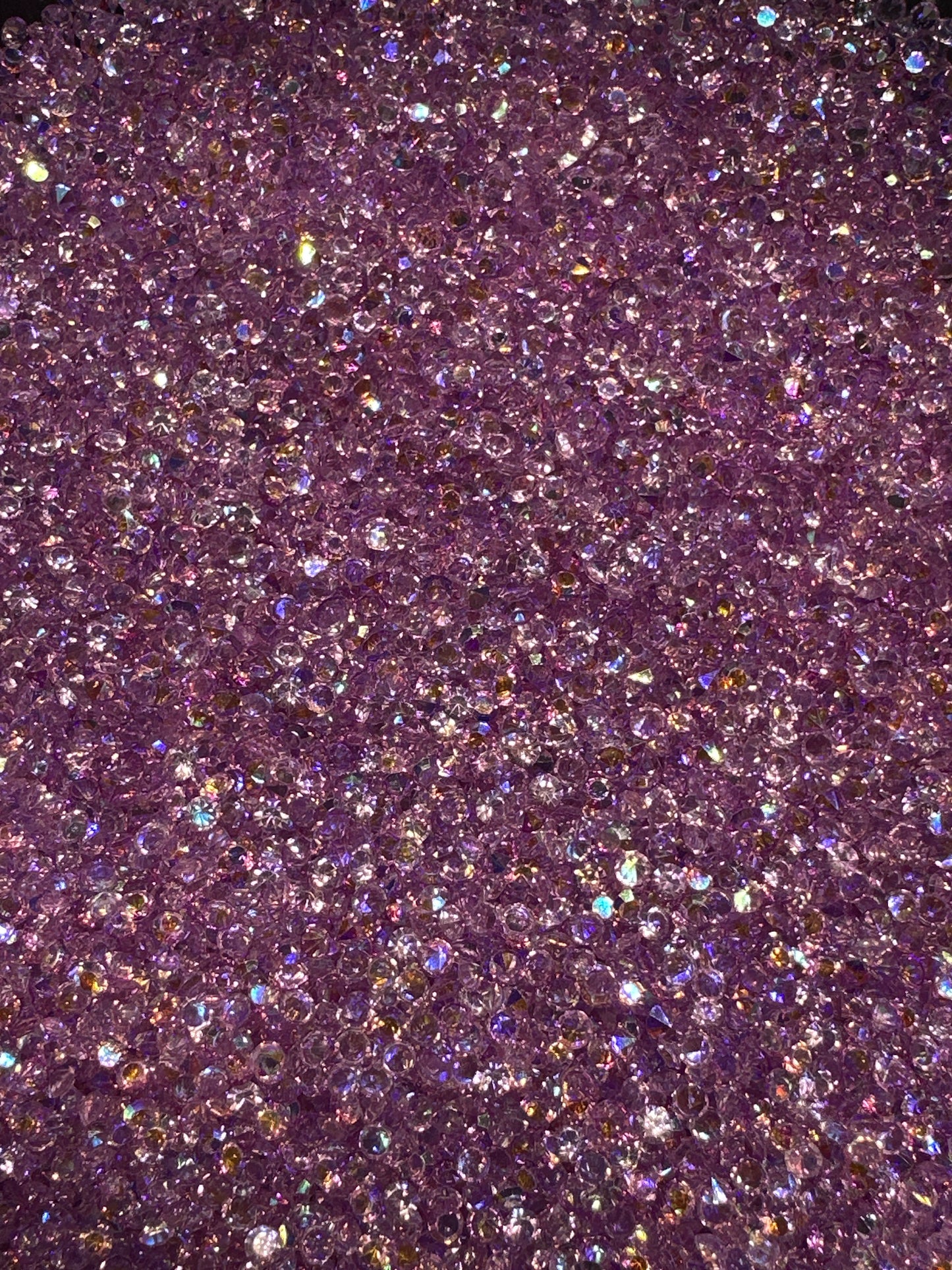 3mm Pointed Back AB Crystals – 100g Bag for Tumblers & Resin