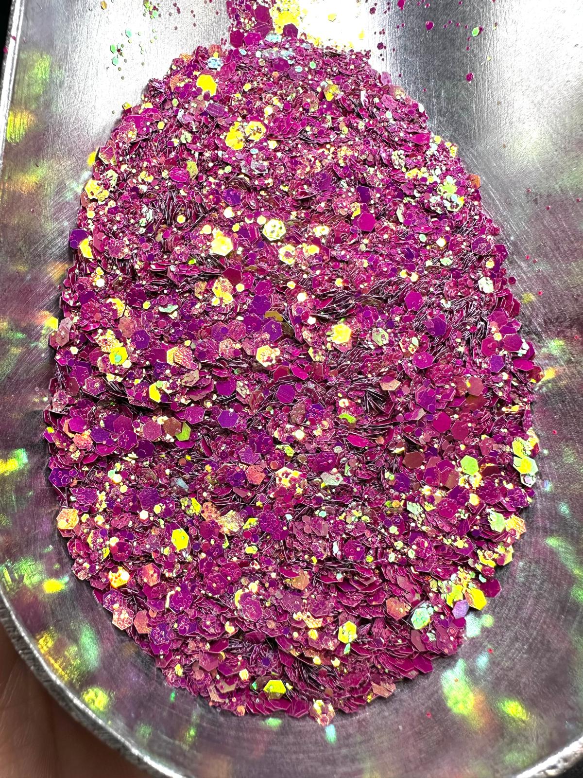 Zero Apologies Bear 2oz – Chunky Glitter 2 oz | Luxy Customs