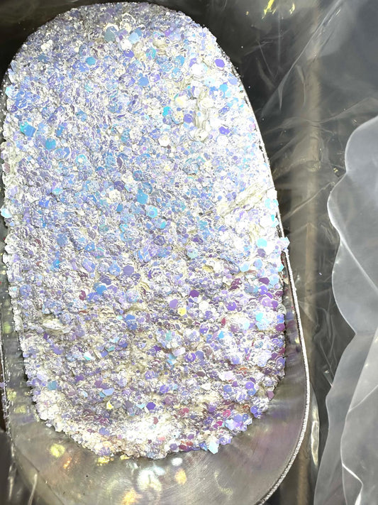 Snowdrift Teddy Cub- 2oz – Chunky Glitter 2 oz | Luxy Customs