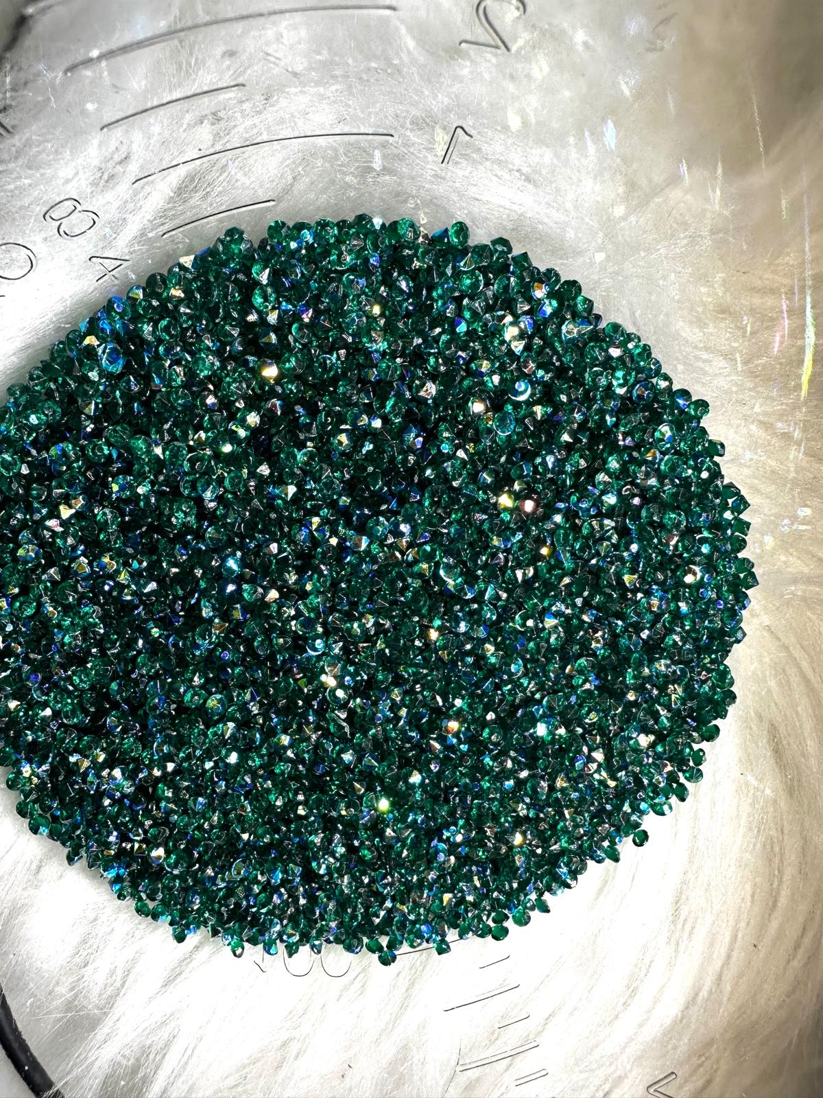 3mm Pointed Back AB Crystals – 100g Bag for Tumblers & Resin