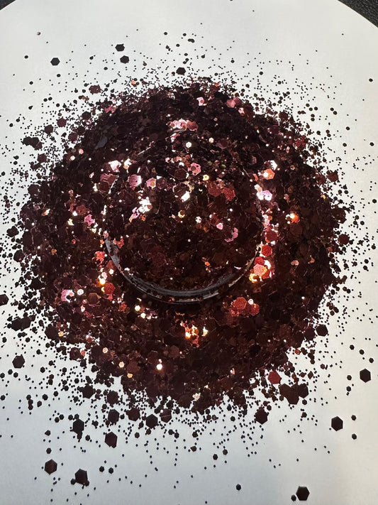 Choco Latte Bear™ 2oz Chunky Glitter| Luxy Customs