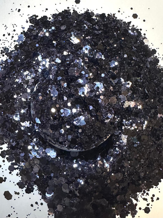 Midnight Blues Bear – Chunky Glitter 2oz