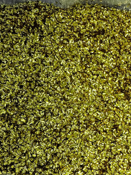 💛 Trophy Wife Bear – Gold Bubble Glitter |