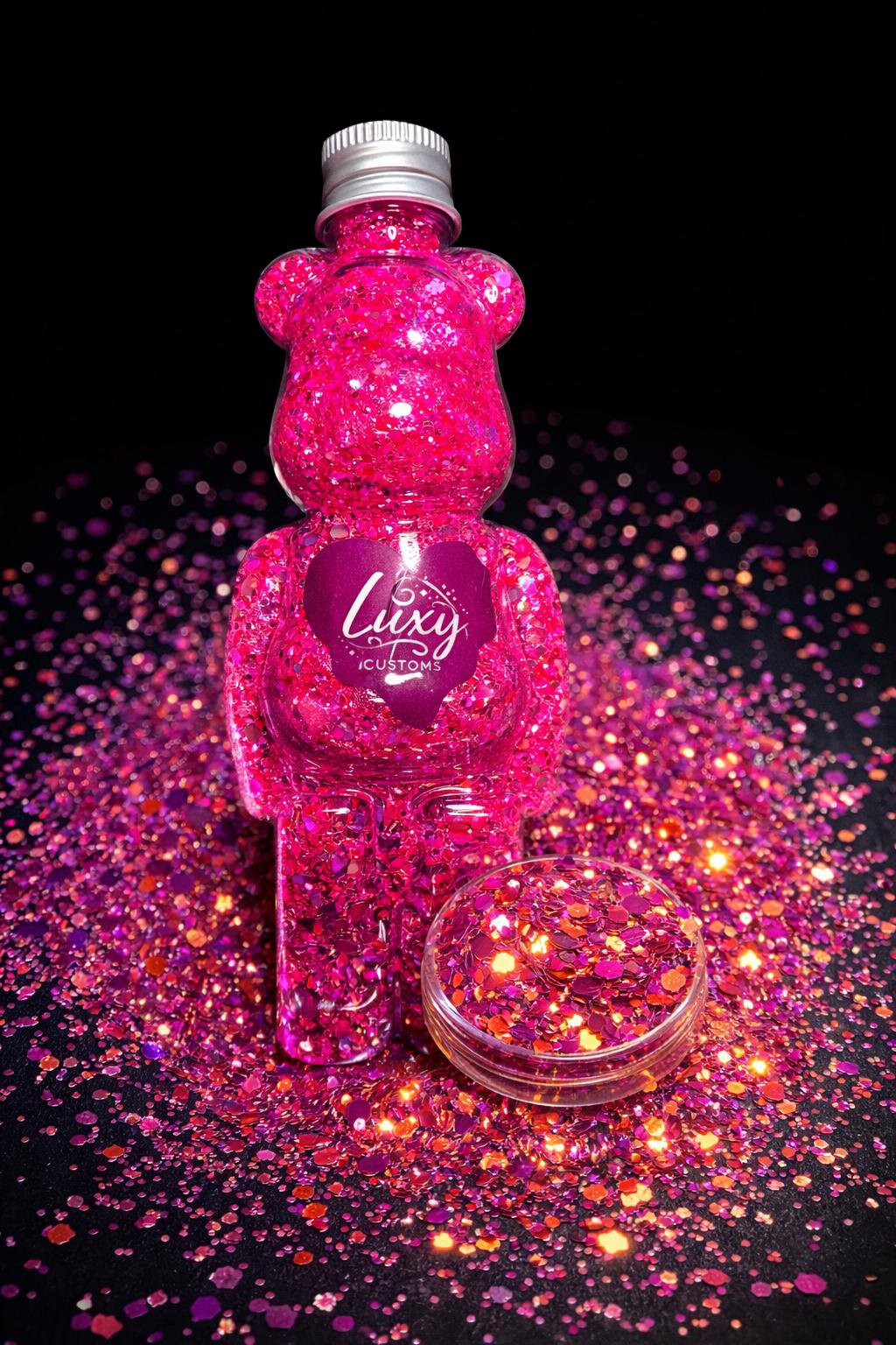 Flirt Alert Bear – Chunky Glitter 2oz