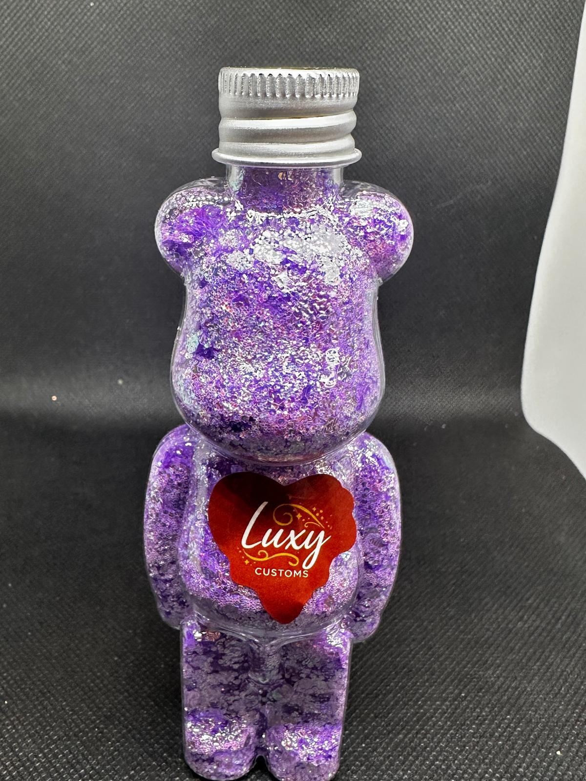 Pretty, Paid, & Purple Bear- 2oz – Chunky Glitter 2 oz | Luxy Customs