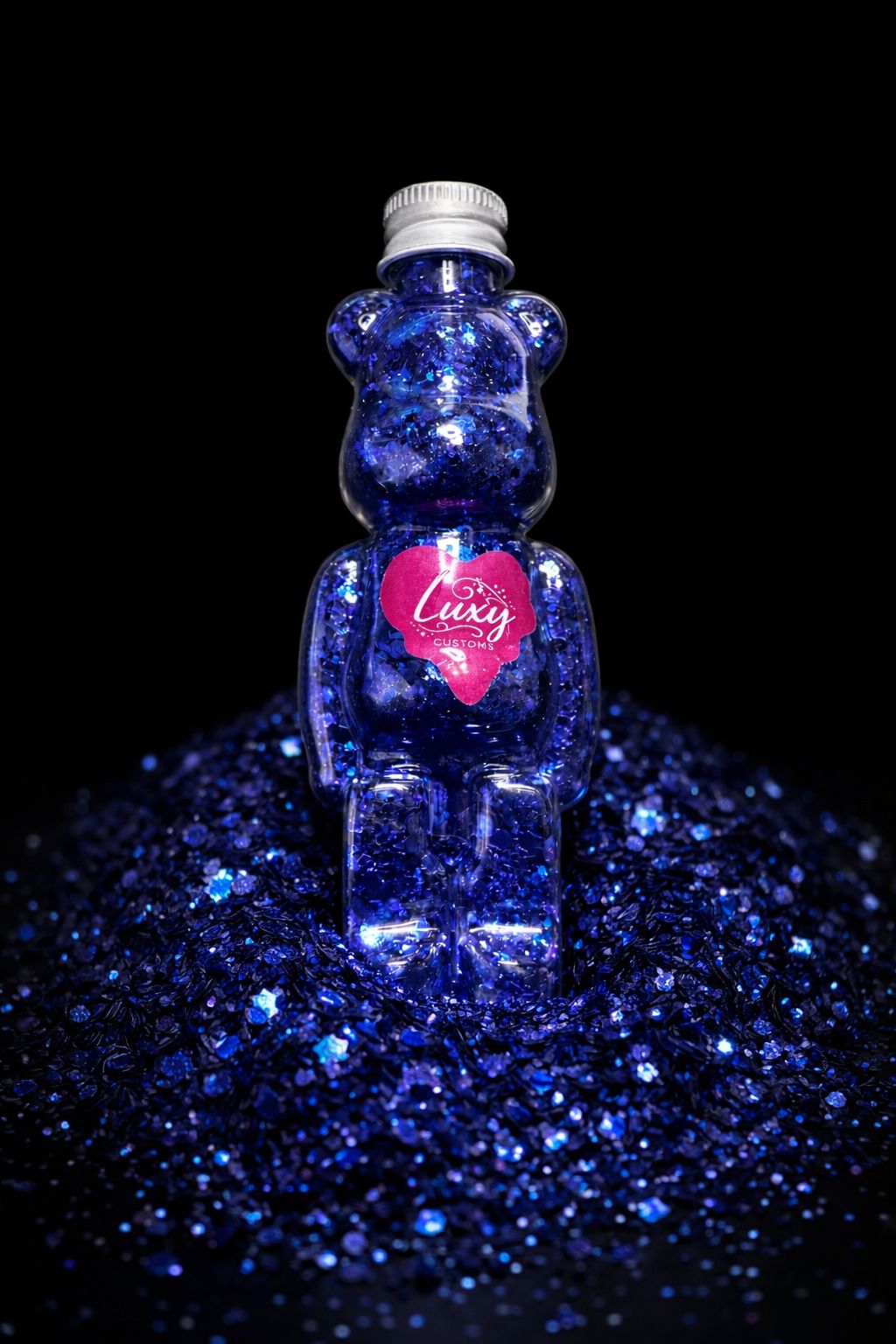 Sapphire Storm Bear™ 2oz Chunky Glitter| Luxy Customs