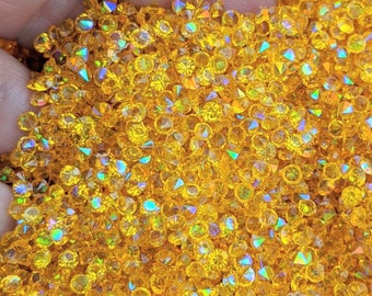 3mm Pointed Back AB Crystals – 100g Bag for Tumblers & Resin