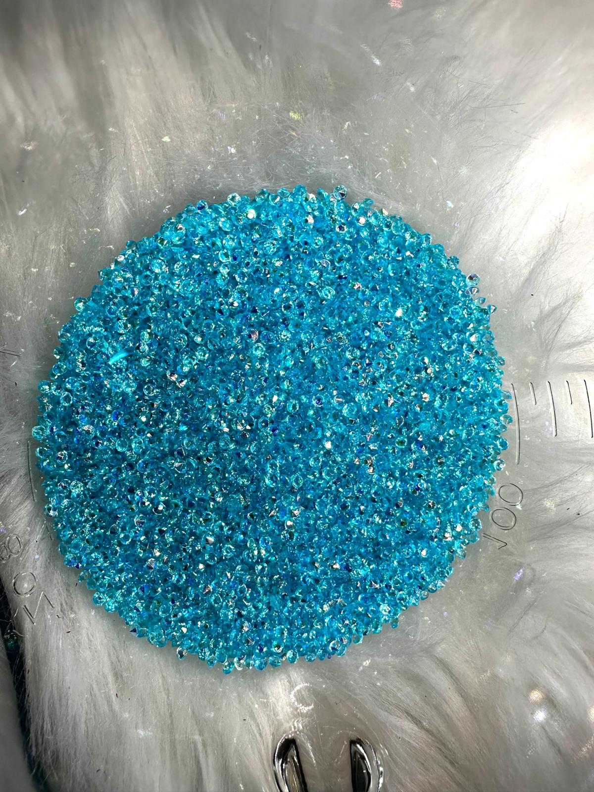 3mm Pointed Back AB Crystals – 100g Bag for Tumblers & Resin