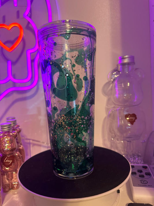 24oz Emerald w/ Silver