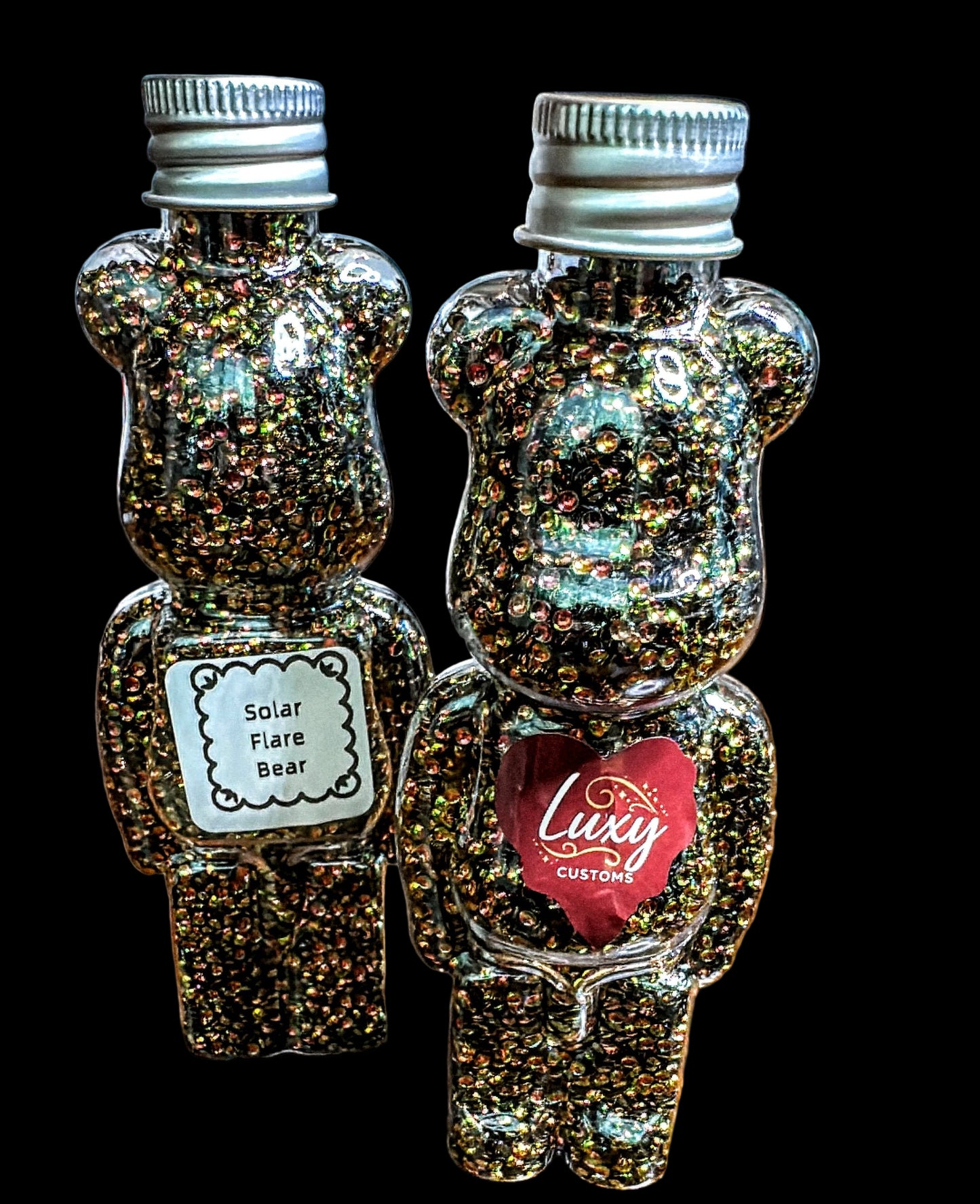 Solar Flare Bear -bubble glitter