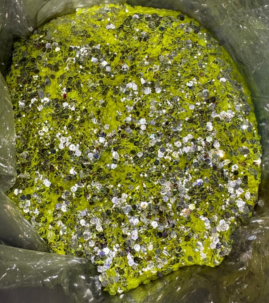 🍋 Lemon Luxe Cub – Yellow Chunky Mirror Glitter | 2oz