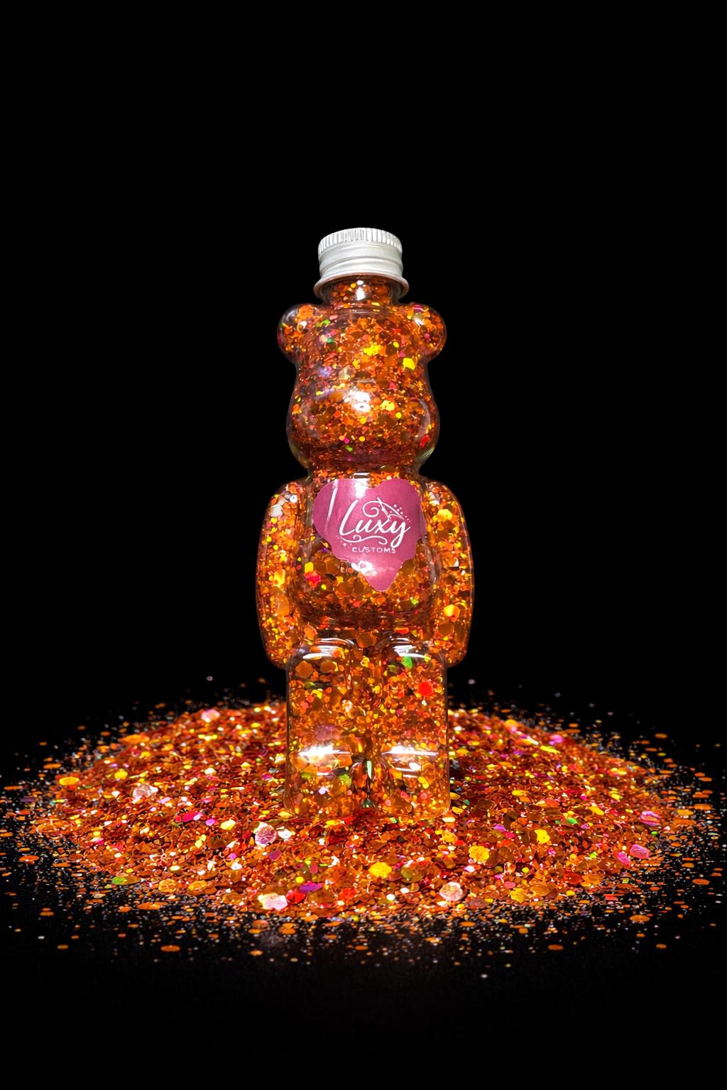 Amber Luxe Bear™ 2oz Chunky Glitter| Luxy Customs