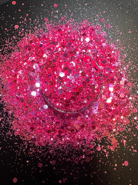 Flirt Alert Bear – Chunky Glitter 2oz