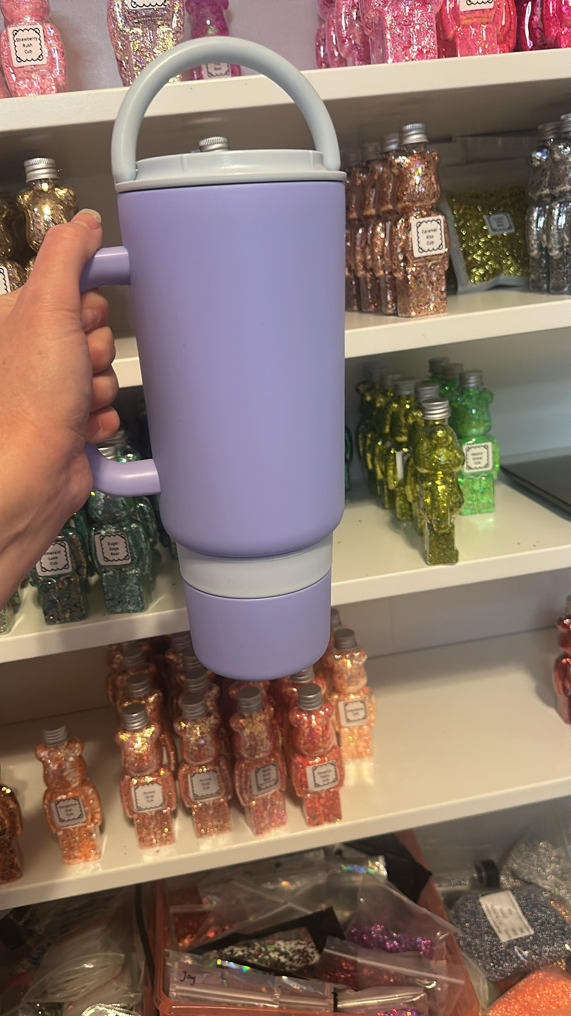 40oz Ello cup in purple by Luxy Customs