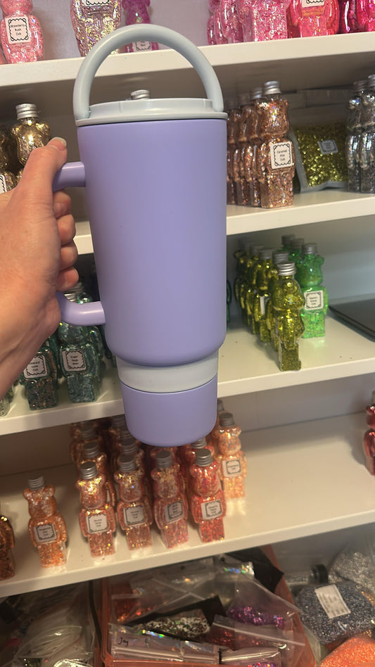 40oz Ello cup in purple by Luxy Customs